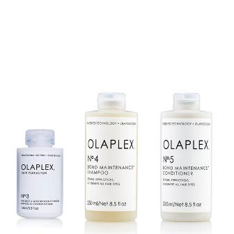 Olaplex trio - perfect for building up thinning menopause hair loss
